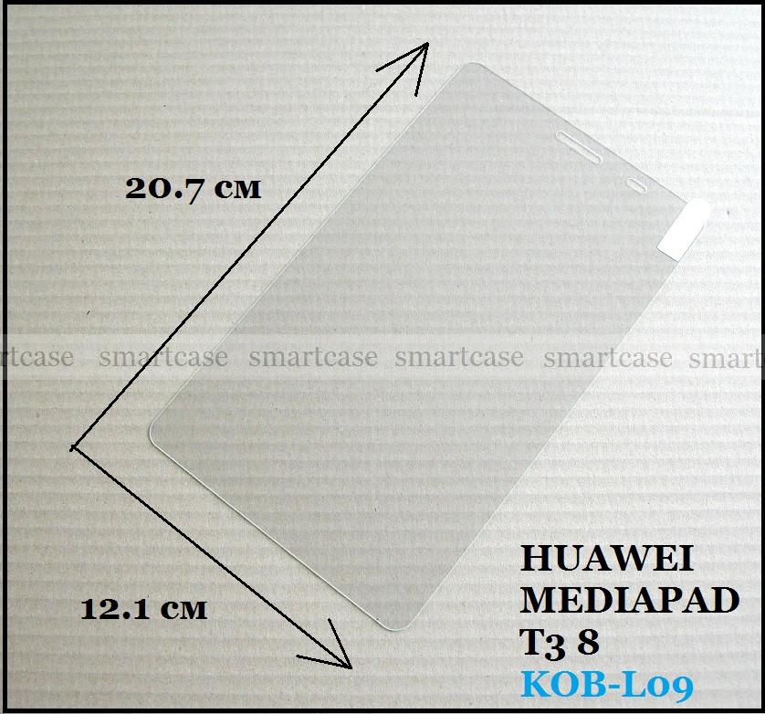 2.5d защитное стекло с гладким краями для Huawei mediapad T3 8 KOB-L09, 0.33 мм 9H - фото 6 - id-p931040690