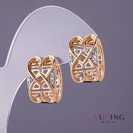 Сережки Xuping грецький візерунок