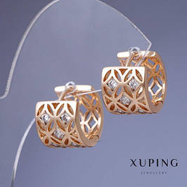 Сережки Xuping колір золото