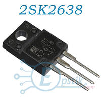 2SK2638, MOSFET транзистор N канал, 450В, 10А, TO220F