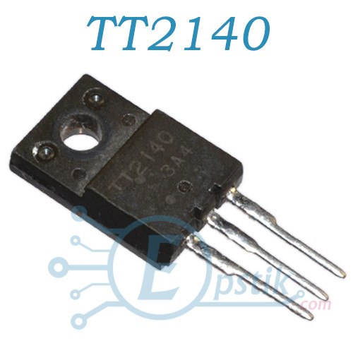 TT2140LS, транзистор биполярный, NPN 1500V 6A, TO220F: продажа, цена в ...