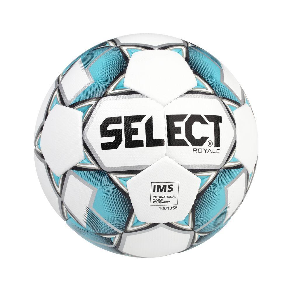 М'яч футбольний Select Royale IMS р. 5 (22532-011) White/Blue