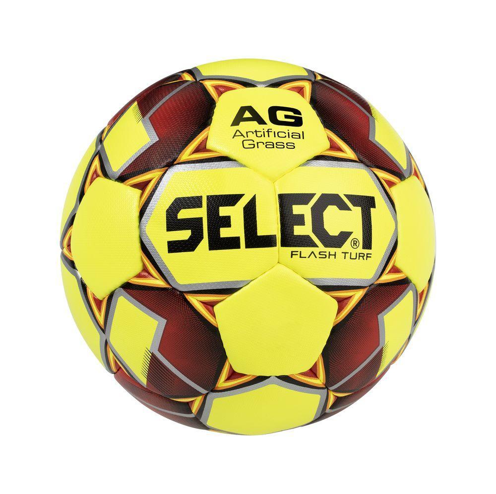 М'яч футбольний Select Flash Turf New р. 5 (57502-013) Yellow/Red