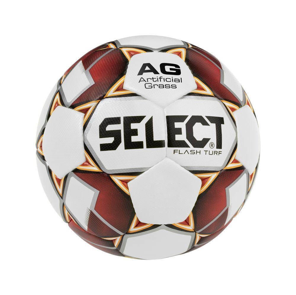 М'яч футбольний Select Flash Turf New р. 4 (57502-012) White/Red