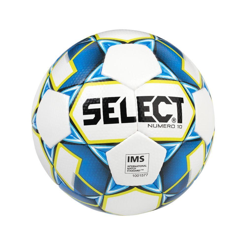 М'яч футбольний Select Numero 10 IMS New р. 4 (157502-011) White/Blue