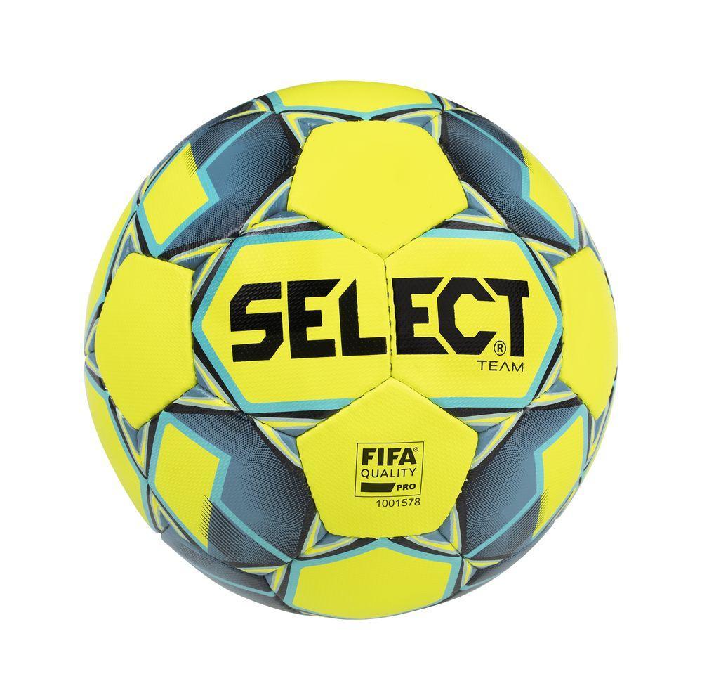 М'яч футбольний Select Team FIFA Approved New р. 5 (367552-016) Yellow/Blue