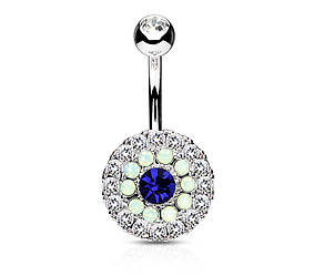 Сережка для пірсингу «Океан» Spikes N18323-B