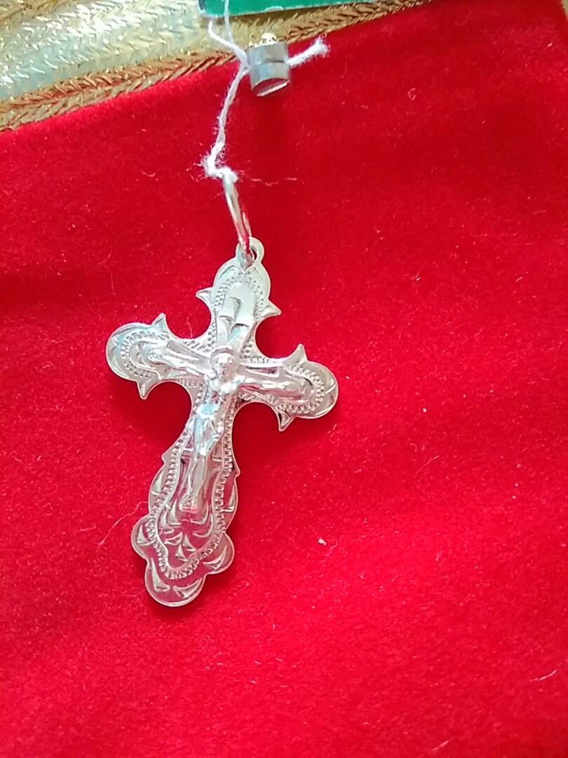 Срібний хрестик 925 проби