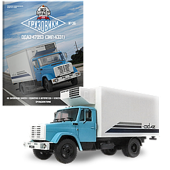 Модель Автолегенди Вантажівки (DeAgostini) №36 ОдАЗ-47093 (Зіл-4331) масштаб 1:43
