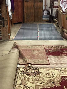 Монтаж теплої підлоги у церкві с.Ясеновець (Рожнятівський  р-н) 4