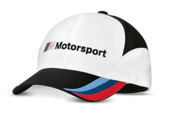 Оригінальна бейсболка BMW Motorsport Fan Cap, Unisex, White / Black (80162463073)