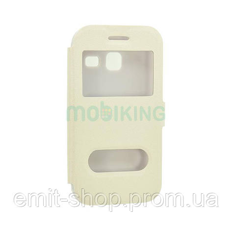 Чохол-книжка з віконцем для Xiaomi Redmi 3s/3x/3 Pro White, фото 2