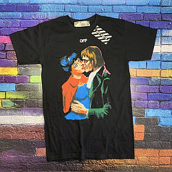 Футболка OFF WHITE Kiss • Ориг бірки • Всі розміри XS