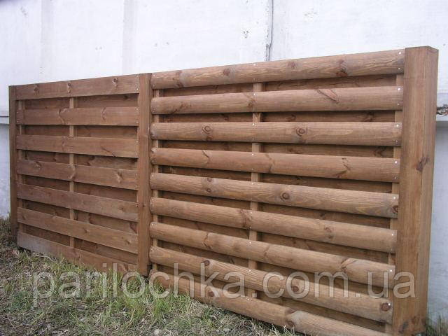 Паркани дерев'яні, комбіновані паркани - фото 3 - id-p88008529