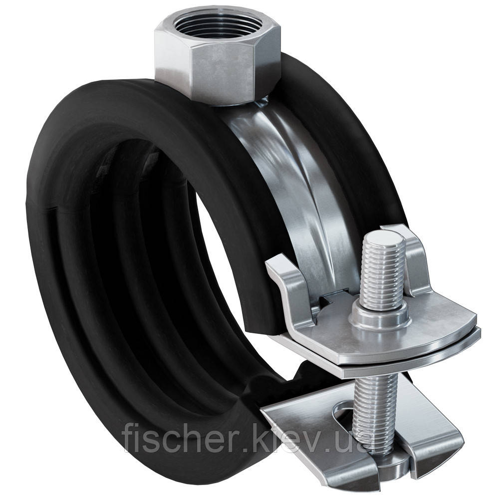 Трубний хомут з гайкою FGRS PLUS 50-55 M8/M10