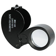 Ювелірна лупа Magnifier 21011 Black 25 мм 40x