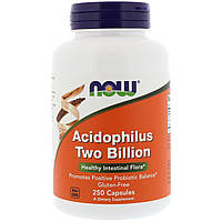 Ацидофилин, Now Foods, 250 капсул