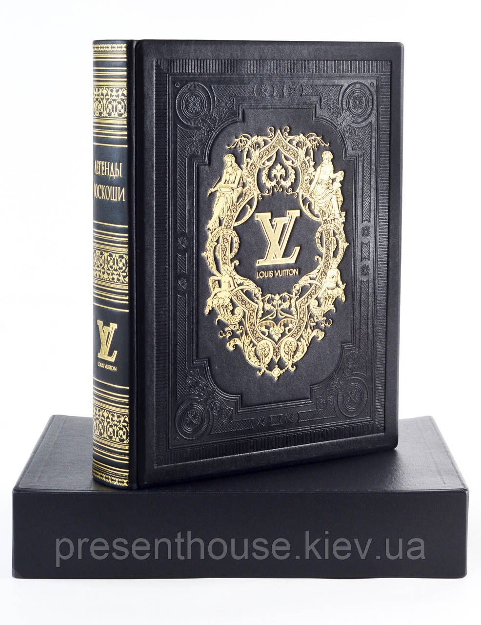 Книга в шкіряній палітурці Louis Vuitton (Луї Вііттон): легенди розкоші.Подарункове видання, фото 1