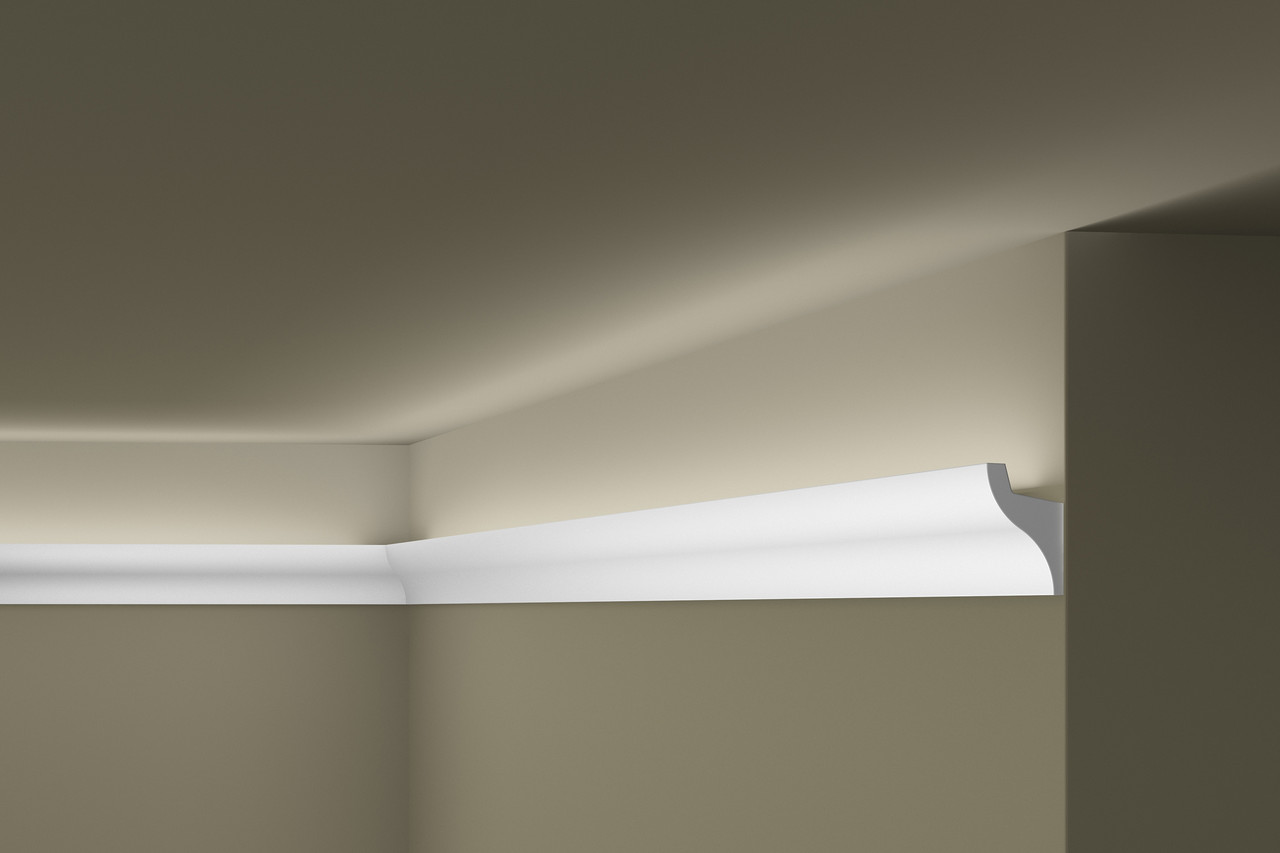 Стельовий плінтус Wallstyl IL3 (5х3,3)см, довжина 2м, фото 1