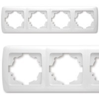 Рамка четвірна горизонтальна Viko Carmen, фото 1