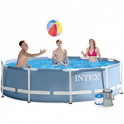 Басейн каркасний Intex 28702 (26702)з фільтр-насосом 305 х 76 см
