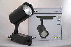 Світлодіодний світильник трековий Feron AL102 COB 12 W 4000 K чорний