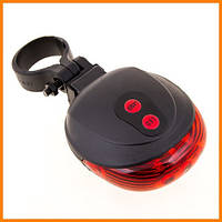 Ліхтар велосипедний задній із лазерними указками