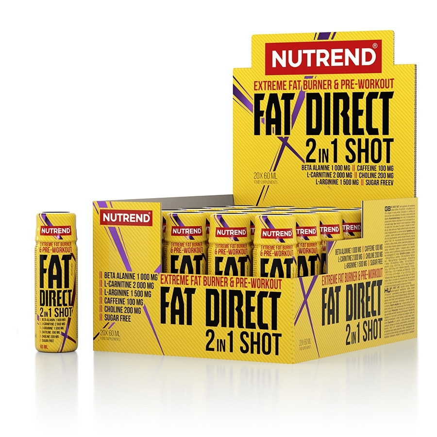  Жироспалювач Fat Direct Shot (20 x 60 мл) Nutrend 
