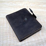 Коричневе портмоне Mr.Falke з натуральної шкіри, фото 5