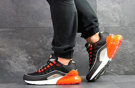 Кросівки Nike Air Max 95 + Max 270,чорні з помаранчевим, фото 2