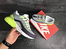 Кросівки Nike Air Max 95 + Max 270, сірі з салатовим, фото 2