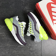 Кросівки Nike Air Max 95 + Max 270, сірі з салатовим, фото 3