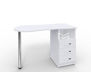 Манікюрний стіл MARKSON M100 "Естет" з шухлядами, білий