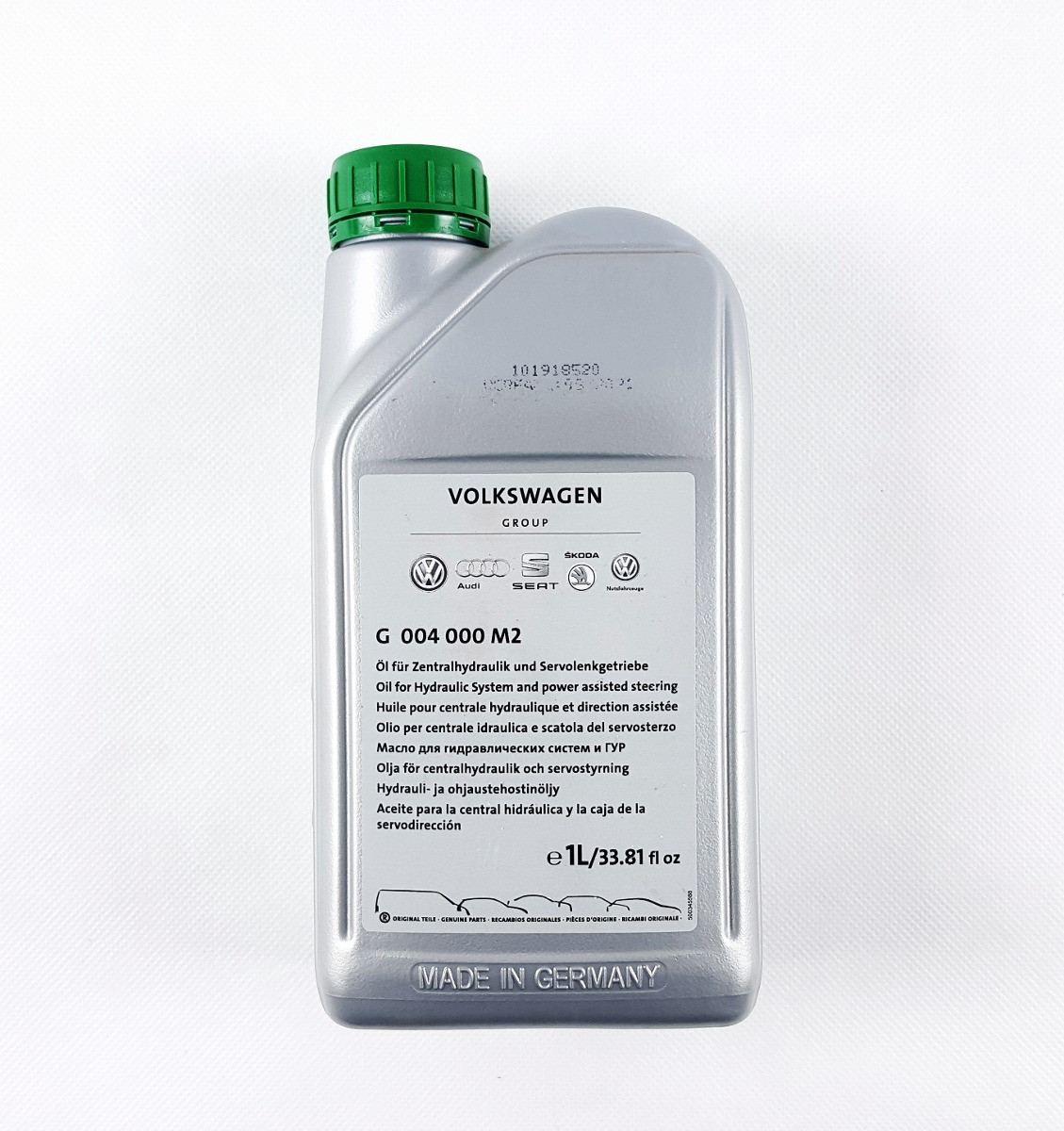 Оригінальна рідина гідропідсилювача VAG Power Steering Fluid G004000M2 1л (зелена)