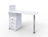 Маникюрный стол с полочками под лак MARKSON M104 "Элегант" белый