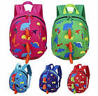 Дитячий рюкзак Динозаврик синій від 2 років, фото 9