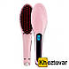 Гребінець-випрямляч з дисплеєм Hair Brush Straightening HQT-906, фото 3