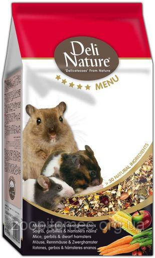 Корм для мишей, декоративних щурів Deli Nature MENU 5 ЗІРОК (Делі Натюре), 750 г