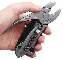 Мультитул JG-JH001 — Кишеньковий ручний інструмент (Плоскогубці, ніж, гайковий ключ, викрутка)