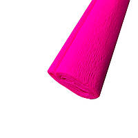Гофрированная (креп) бумага для творчества, розовая