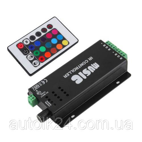 RGB Music Controller 180W 18A Black Audio