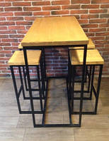 Комплект мебели для кафе steel&wood