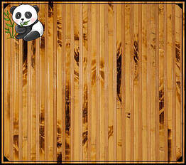 Бамбукові шпалери "Черепаха" комбінована mini, 2 м, ширина планки 12+8 мм / Бамбукові шпалери