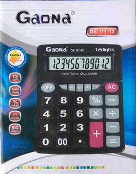 Калькулятор Gaona DS-111-12/8800/ 5425 (60 шт/ящ)