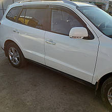 Дефлектори вікон (вітровики) Hyundai Santa Fe 2012-> 4шт (HIC)