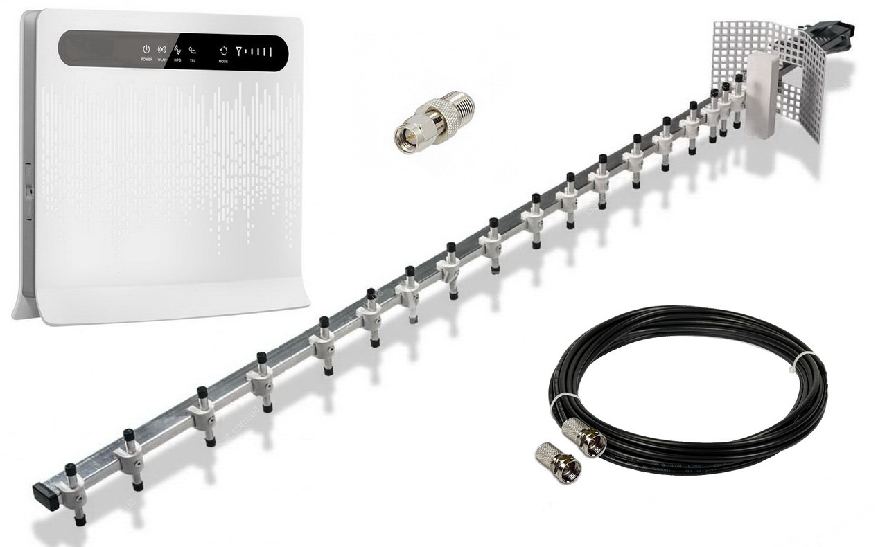 Стаціонарний 4G комплект Huawei B593s-22, Антена "Стріла" 1700-2700 МГц, фото 1