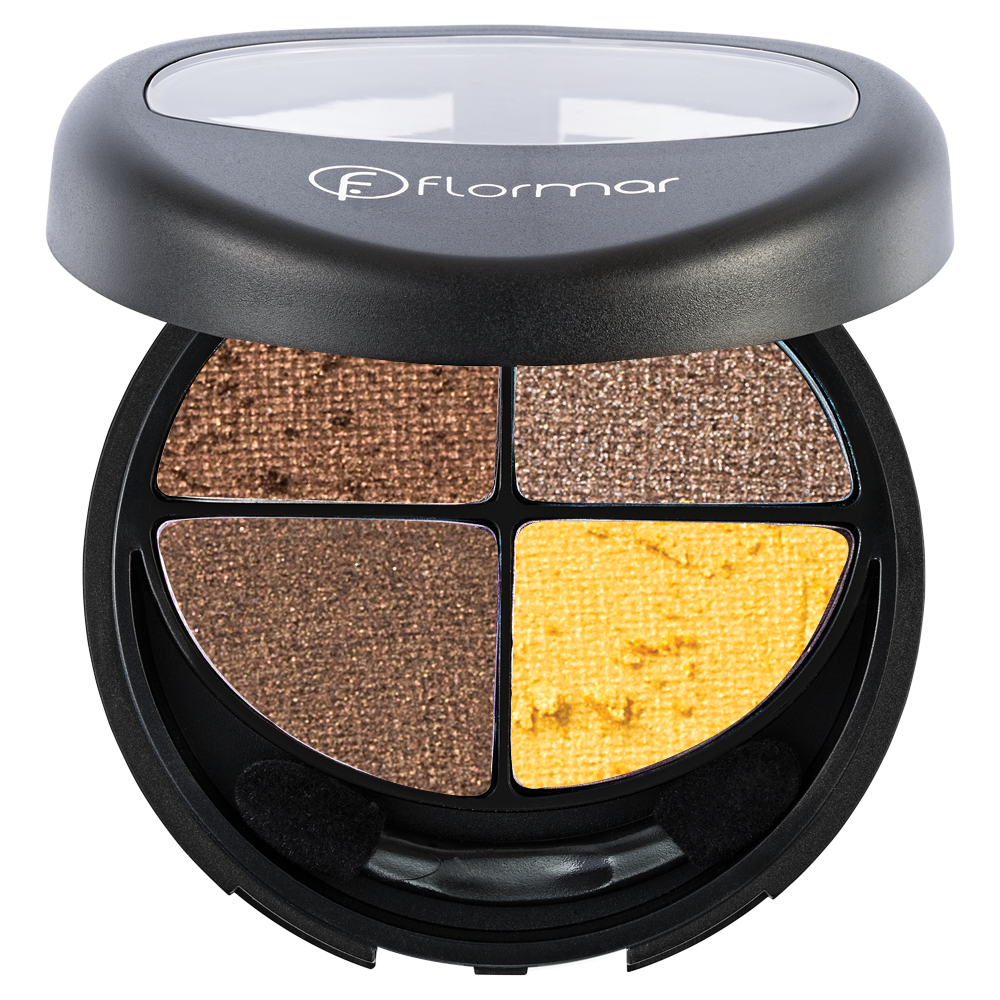 Палітра тіней Flormar Quartet Eyeshadow 410 Візантійські Touch 12 г (2732110)
