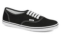 Кеды текстильные женские Vans Authentic Lo Pro "Черные" р. 5-7 (36 - 39)