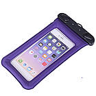 Підводний чохол для смартфона AirCase з надувними краями фіолетовий, фото 3