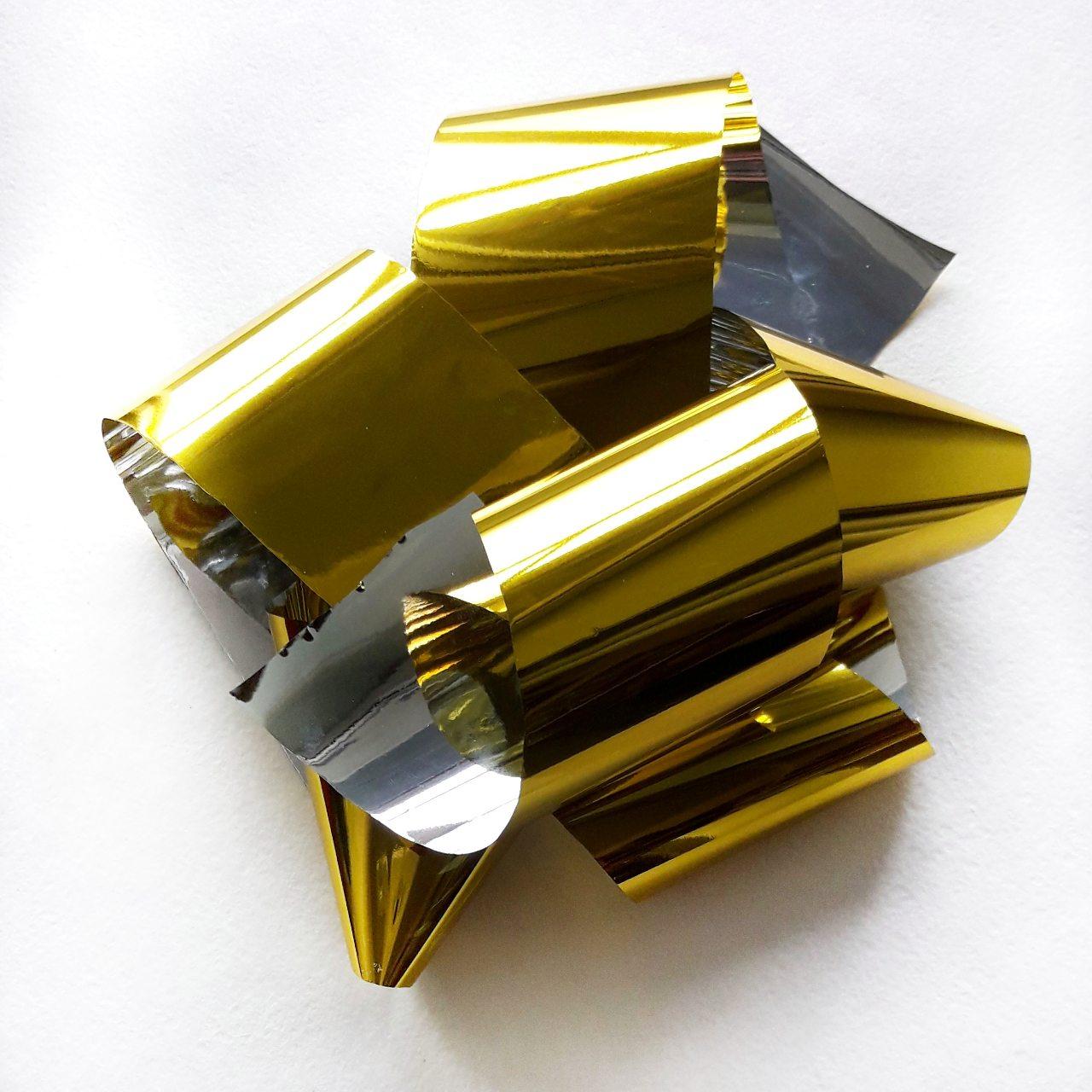 Перекладна фольга для дизайну нігтів золото (фольга для лиття) 1 метр FH-13 ANDI PROF